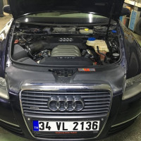 Audi A6 3.2 Quattro FSI V6 - Motor Görüntüsü